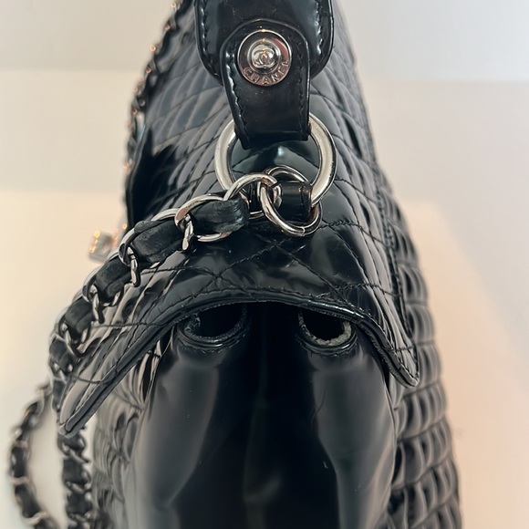 Chanel Glazed Lambskin Quilted Mademoiselle Kelly Top Handle Shoulder Bag, 2009 - Picture 11 of 17